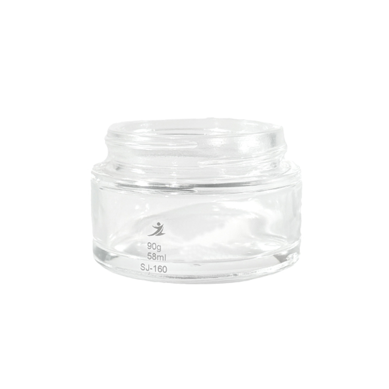 50ml Transparent Cream Jar, Premium Cosmetic Packaging Bottle