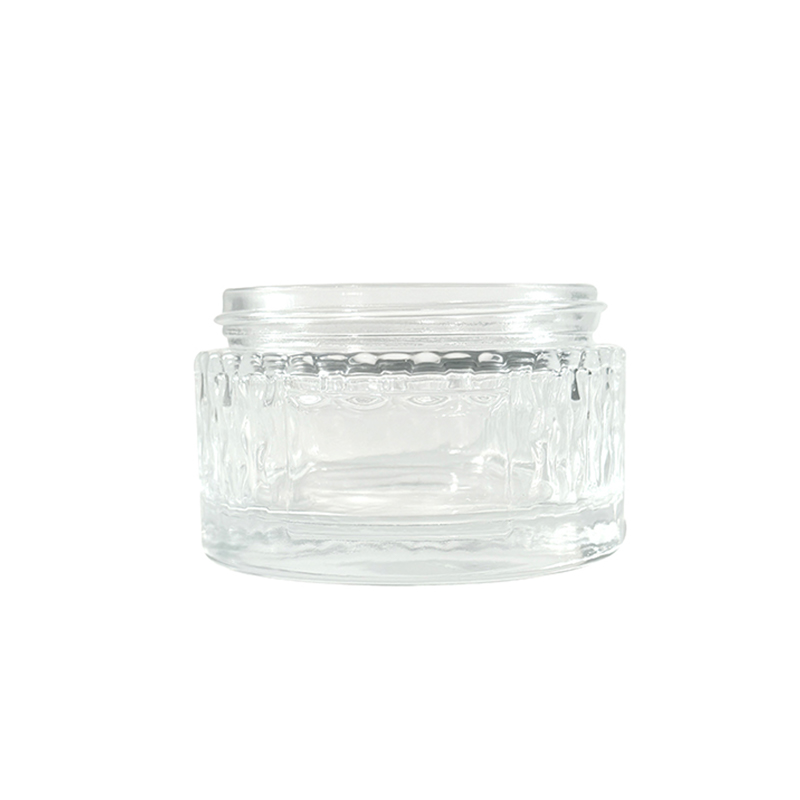 50ml Transparent Cream Jar, Premium Cosmetic Packaging Bottle