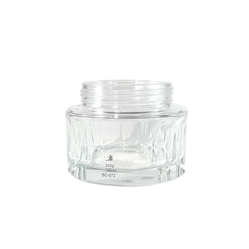50ml Transparent Cream Jar, Premium Cosmetic Packaging Bottle