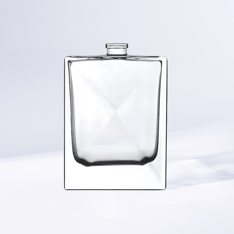 J2249 Premium Transparent Glass Perfume Bottle 104ml Elegant & Delicate