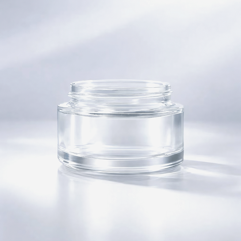 50ml Transparent Cream Jar, Premium Cosmetic Packaging Bottle